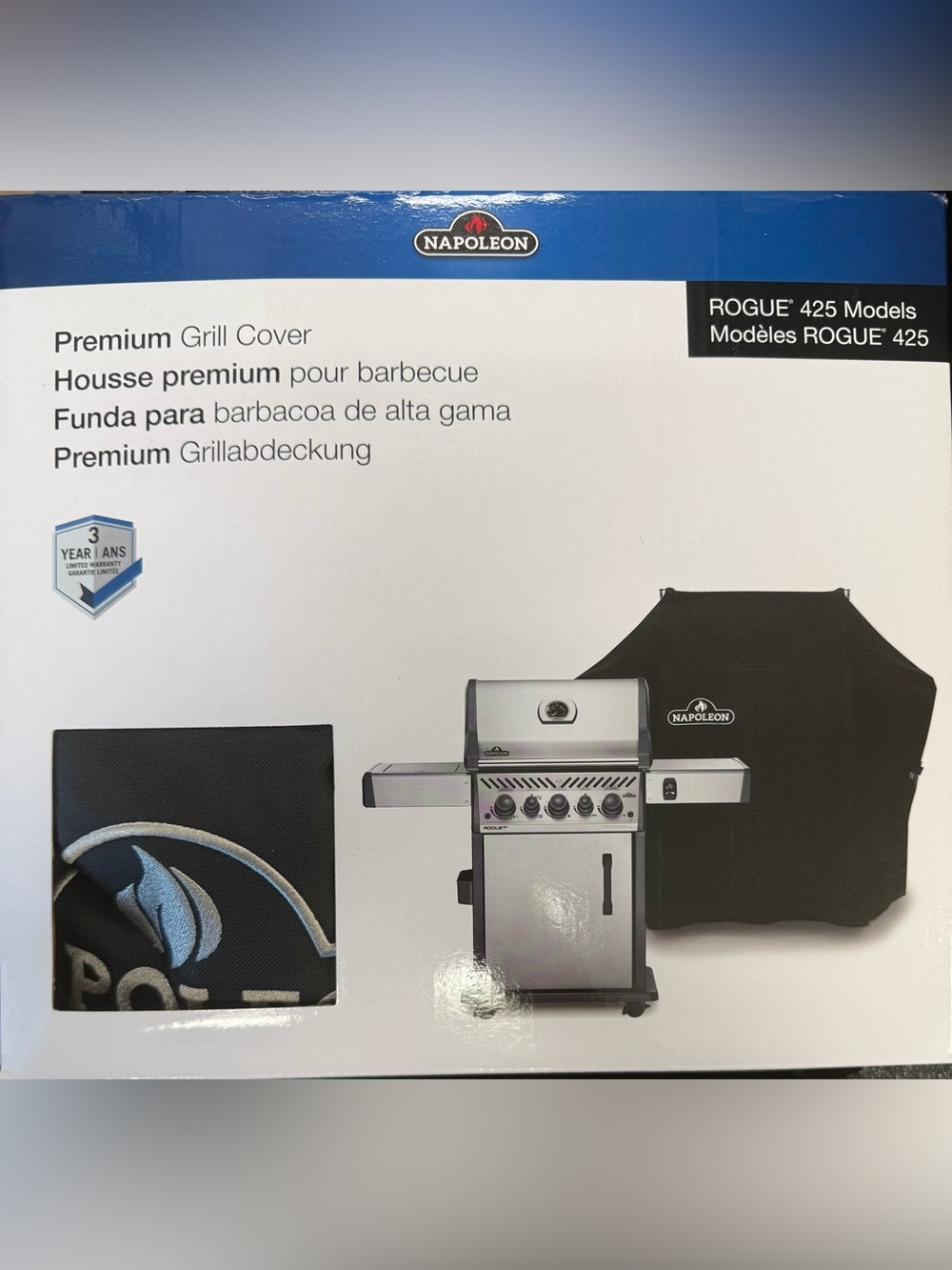 Napoleon Premium Grill Cover – Rogue 425 Models – #61427 – New